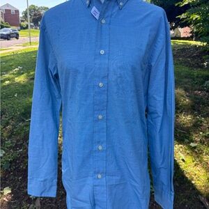 Men's Blue Button-Down Shirt